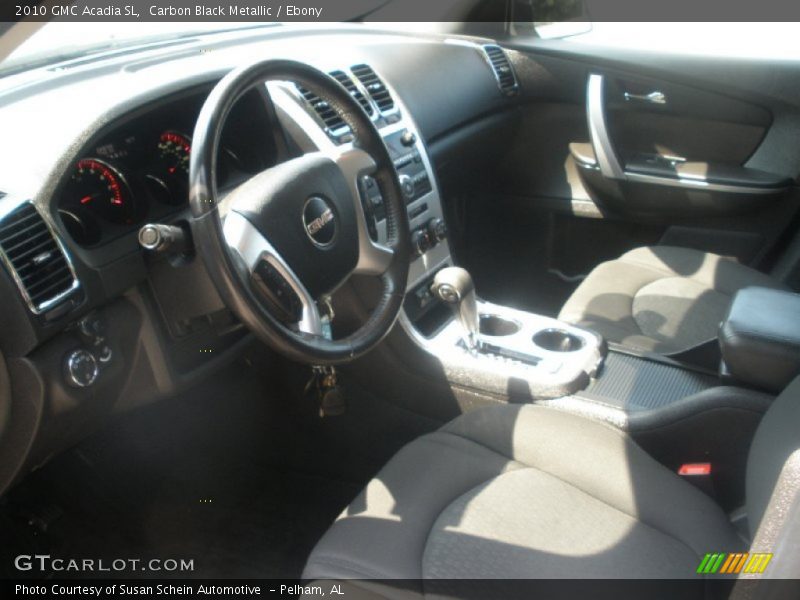 Carbon Black Metallic / Ebony 2010 GMC Acadia SL