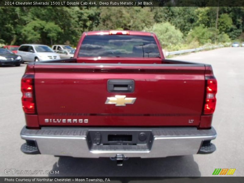 Deep Ruby Metallic / Jet Black 2014 Chevrolet Silverado 1500 LT Double Cab 4x4