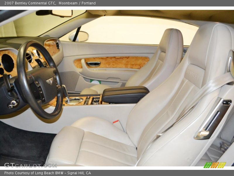 Front Seat of 2007 Continental GTC 