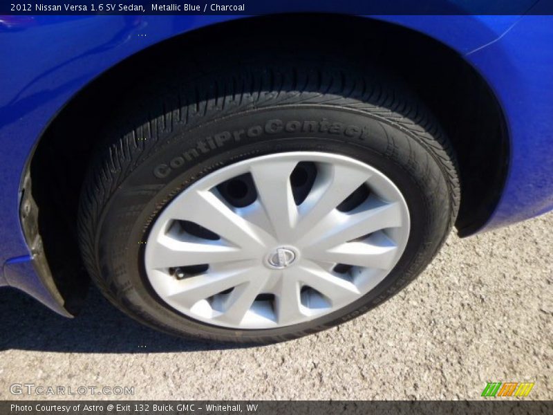 Metallic Blue / Charcoal 2012 Nissan Versa 1.6 SV Sedan