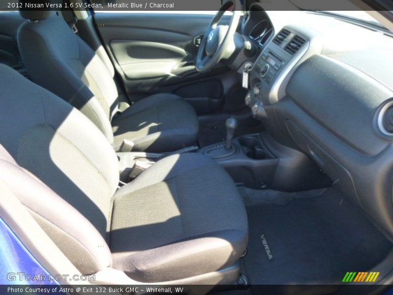 Metallic Blue / Charcoal 2012 Nissan Versa 1.6 SV Sedan