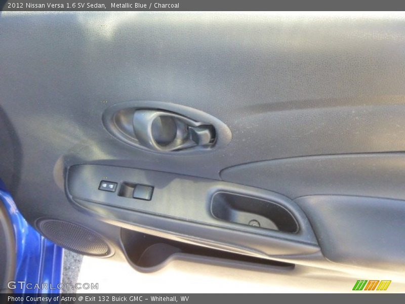 Metallic Blue / Charcoal 2012 Nissan Versa 1.6 SV Sedan