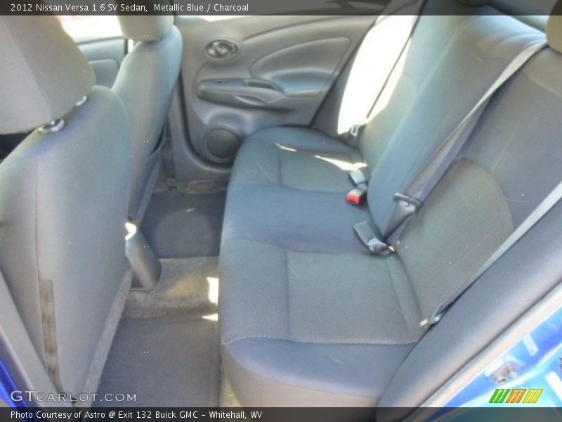 Metallic Blue / Charcoal 2012 Nissan Versa 1.6 SV Sedan