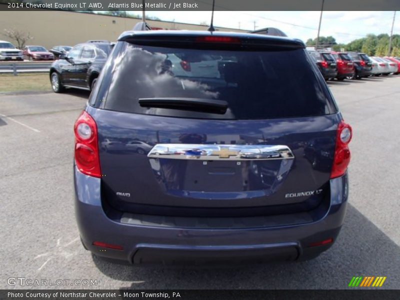 Atlantis Blue Metallic / Jet Black 2014 Chevrolet Equinox LT AWD