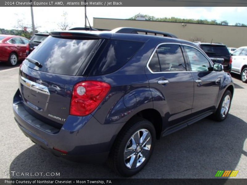 Atlantis Blue Metallic / Jet Black 2014 Chevrolet Equinox LT AWD