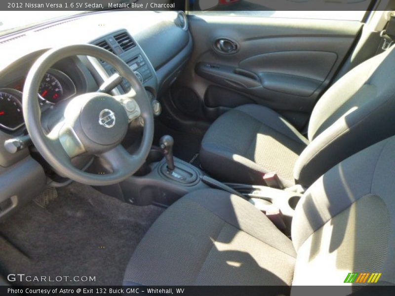 Metallic Blue / Charcoal 2012 Nissan Versa 1.6 SV Sedan