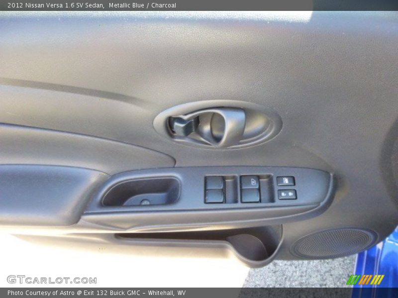Metallic Blue / Charcoal 2012 Nissan Versa 1.6 SV Sedan