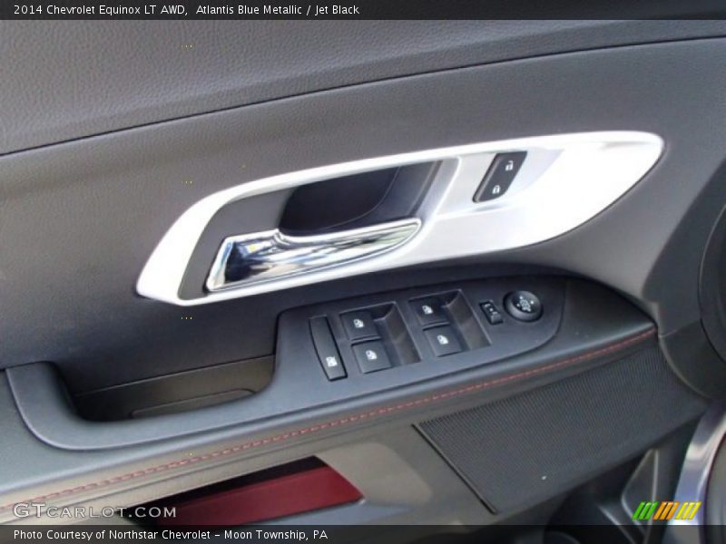 Atlantis Blue Metallic / Jet Black 2014 Chevrolet Equinox LT AWD