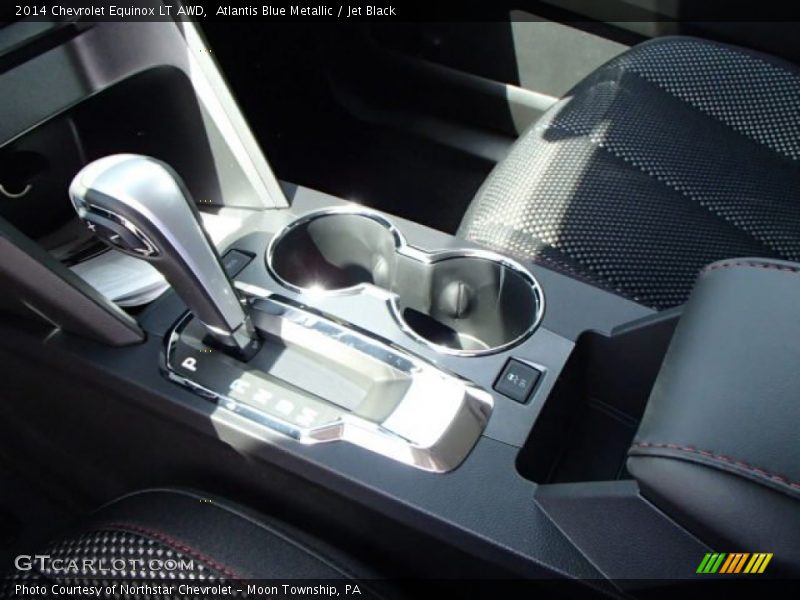 Atlantis Blue Metallic / Jet Black 2014 Chevrolet Equinox LT AWD