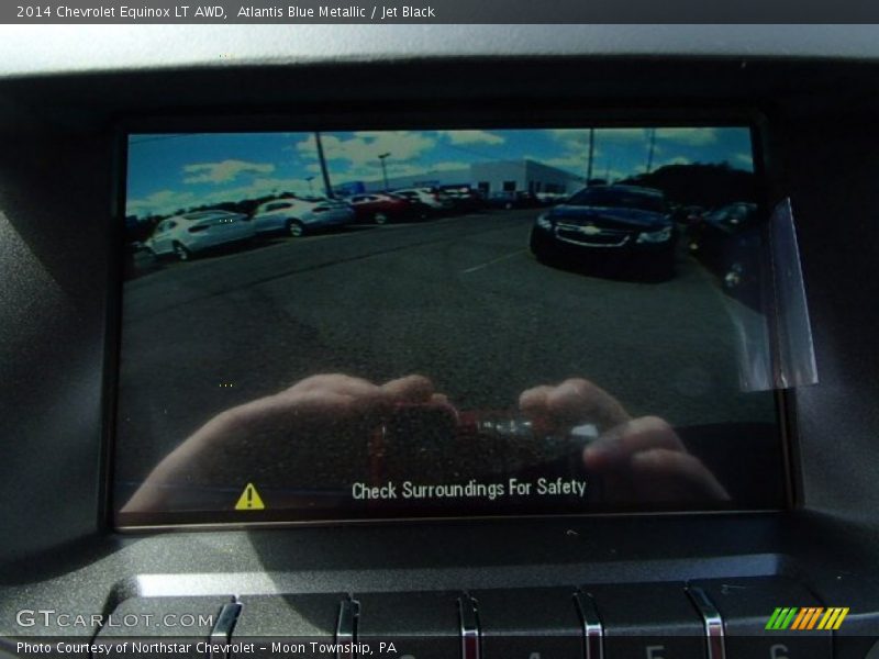 Atlantis Blue Metallic / Jet Black 2014 Chevrolet Equinox LT AWD