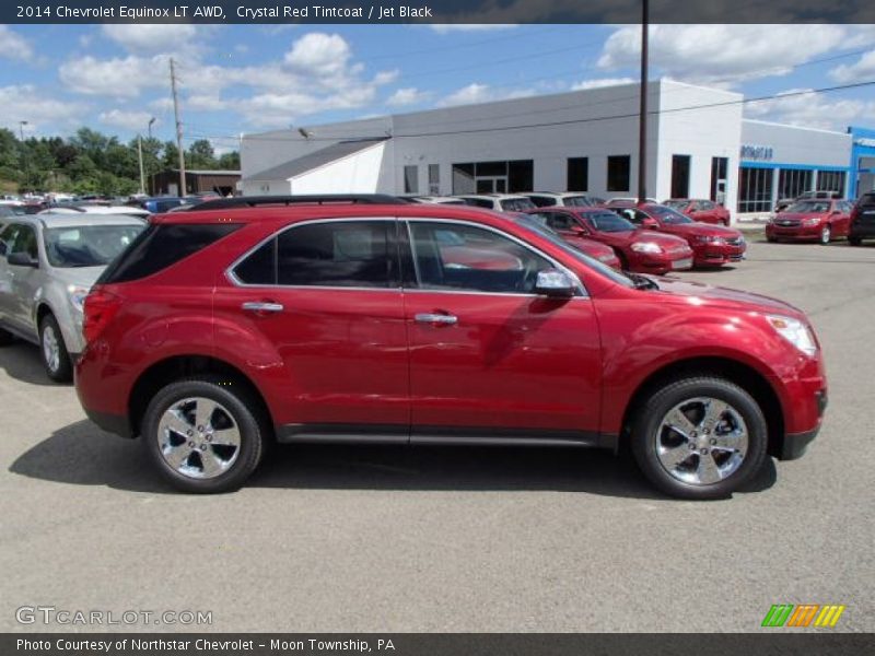 Crystal Red Tintcoat / Jet Black 2014 Chevrolet Equinox LT AWD