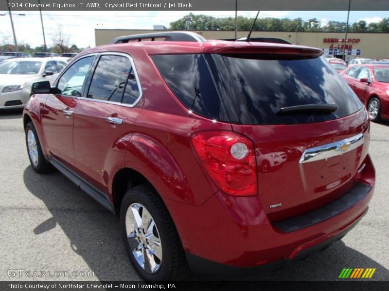 Crystal Red Tintcoat / Jet Black 2014 Chevrolet Equinox LT AWD