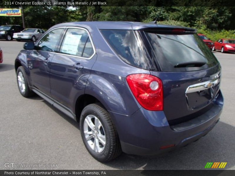Atlantis Blue Metallic / Jet Black 2014 Chevrolet Equinox LS