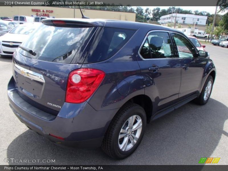 Atlantis Blue Metallic / Jet Black 2014 Chevrolet Equinox LS