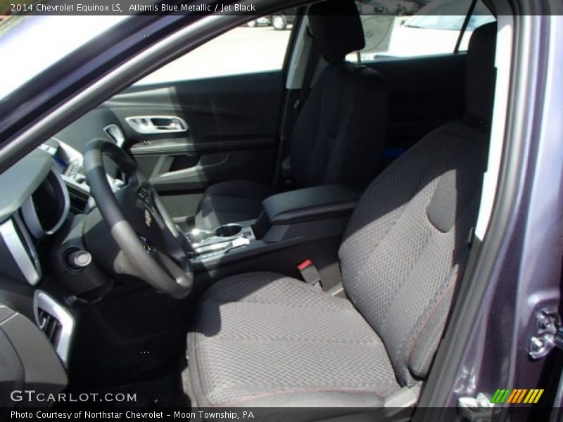 Atlantis Blue Metallic / Jet Black 2014 Chevrolet Equinox LS