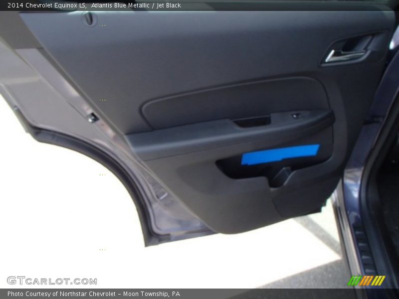 Atlantis Blue Metallic / Jet Black 2014 Chevrolet Equinox LS