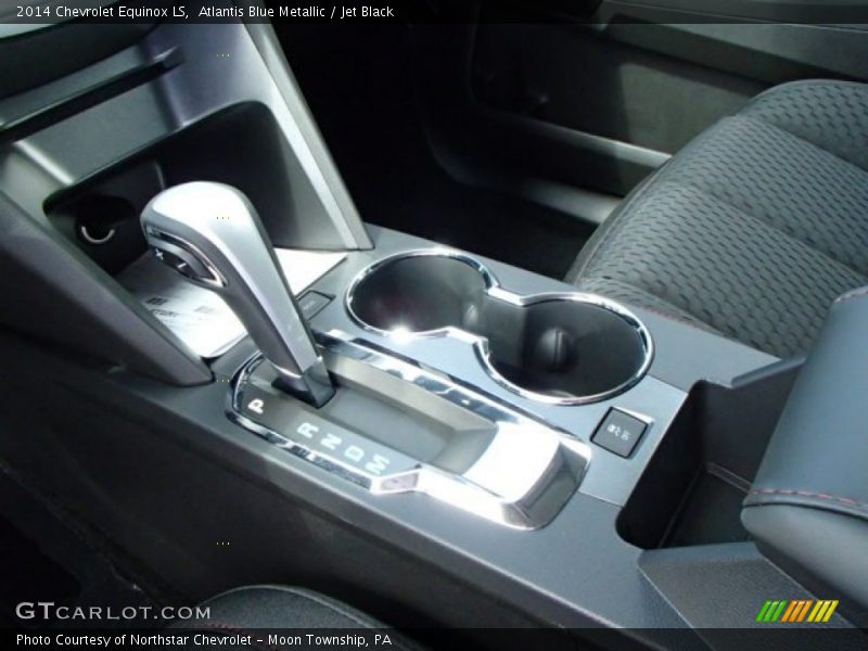 Atlantis Blue Metallic / Jet Black 2014 Chevrolet Equinox LS