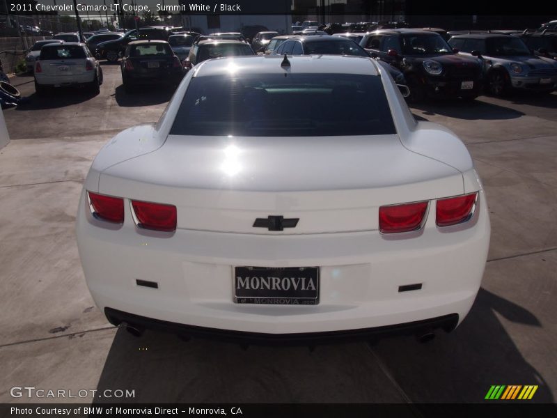 Summit White / Black 2011 Chevrolet Camaro LT Coupe