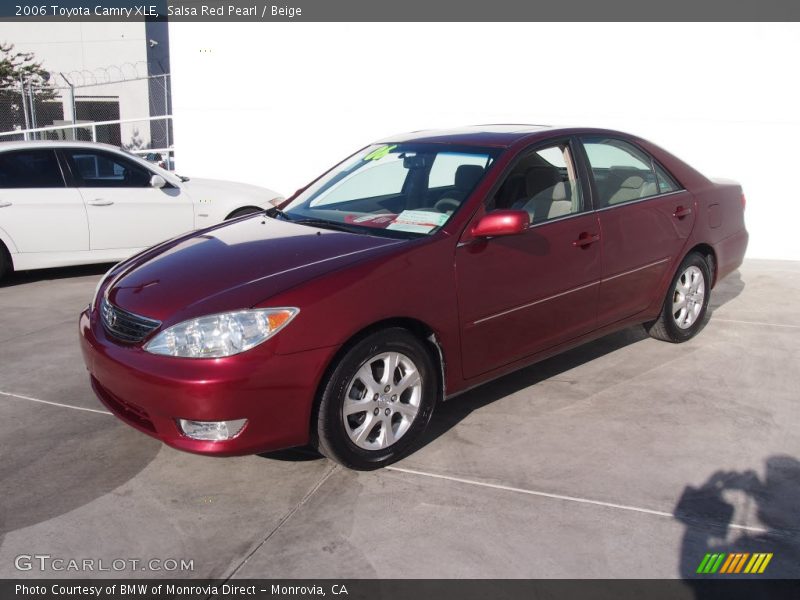Salsa Red Pearl / Beige 2006 Toyota Camry XLE