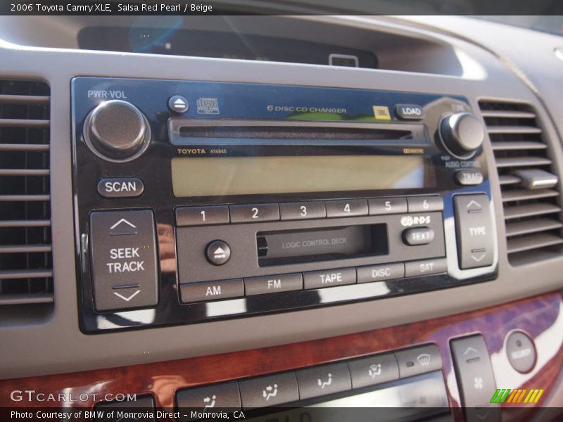 Salsa Red Pearl / Beige 2006 Toyota Camry XLE