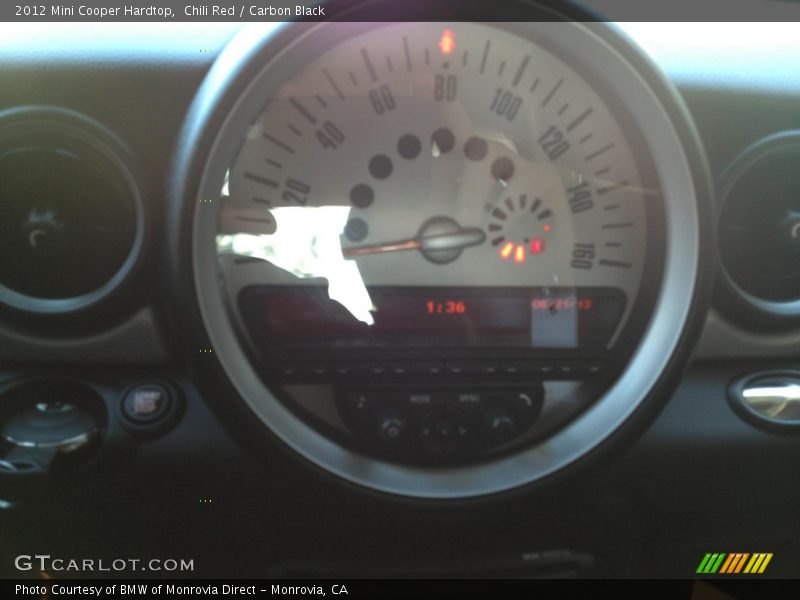 Chili Red / Carbon Black 2012 Mini Cooper Hardtop