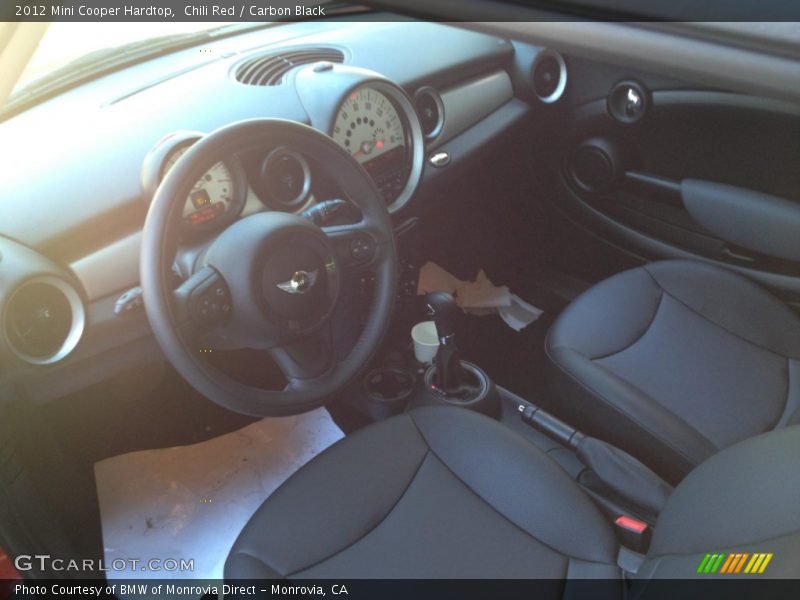 Chili Red / Carbon Black 2012 Mini Cooper Hardtop
