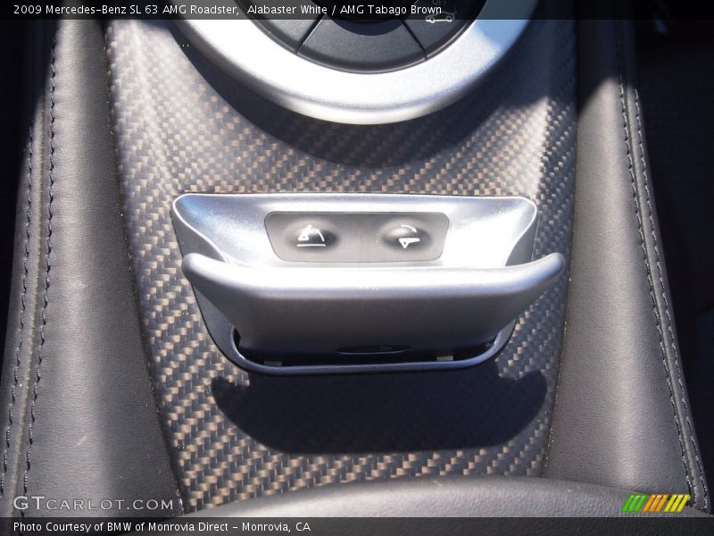 Alabaster White / AMG Tabago Brown 2009 Mercedes-Benz SL 63 AMG Roadster
