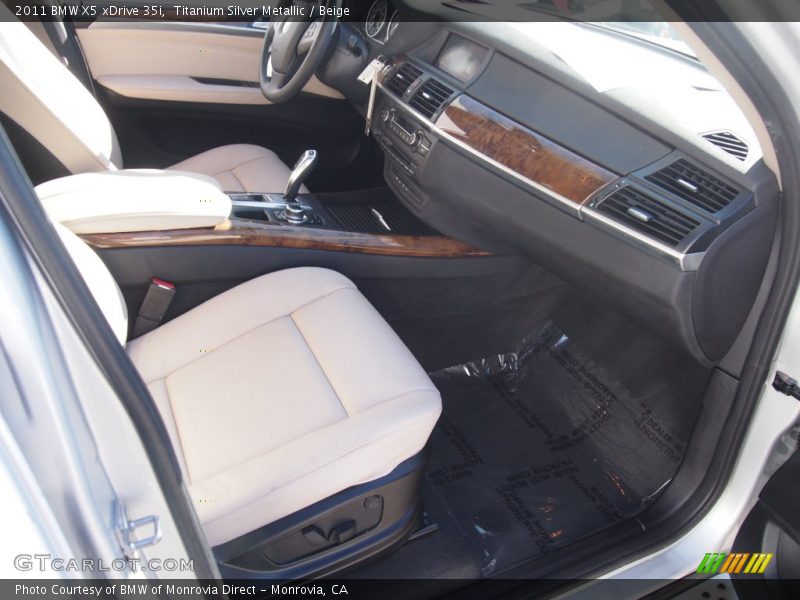 Titanium Silver Metallic / Beige 2011 BMW X5 xDrive 35i