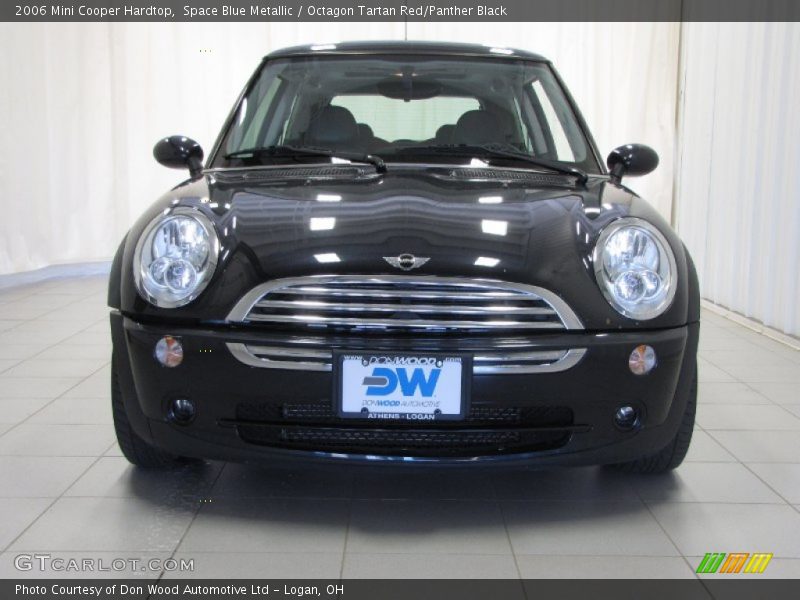 Space Blue Metallic / Octagon Tartan Red/Panther Black 2006 Mini Cooper Hardtop