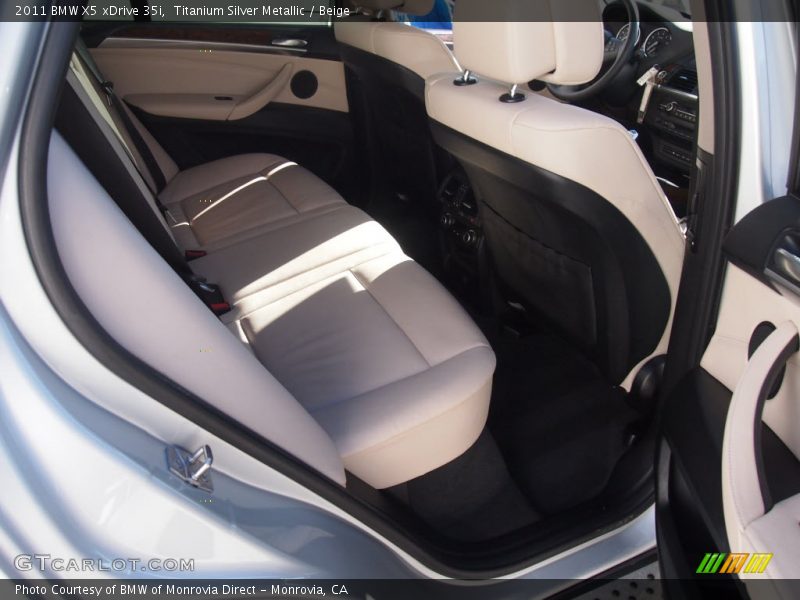 Titanium Silver Metallic / Beige 2011 BMW X5 xDrive 35i