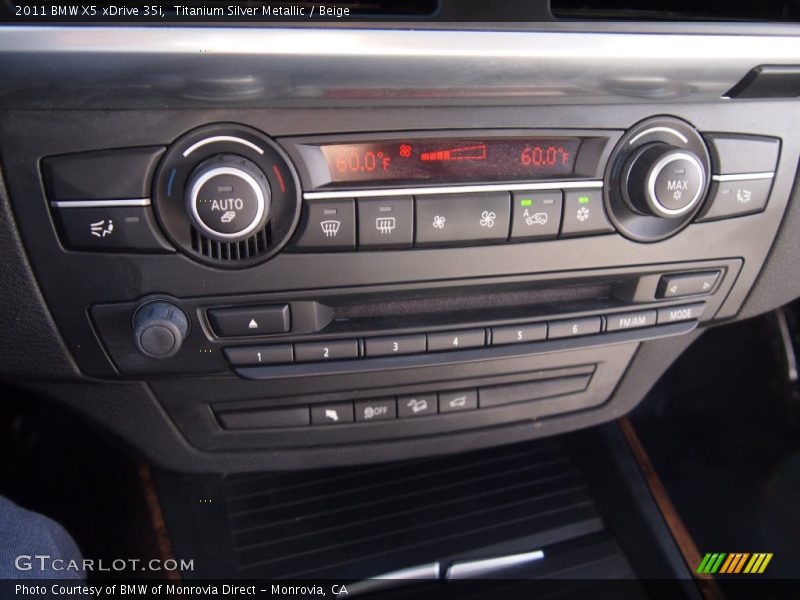 Titanium Silver Metallic / Beige 2011 BMW X5 xDrive 35i