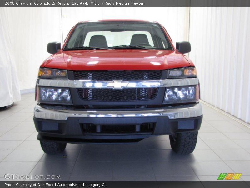 Victory Red / Medium Pewter 2008 Chevrolet Colorado LS Regular Cab 4x4