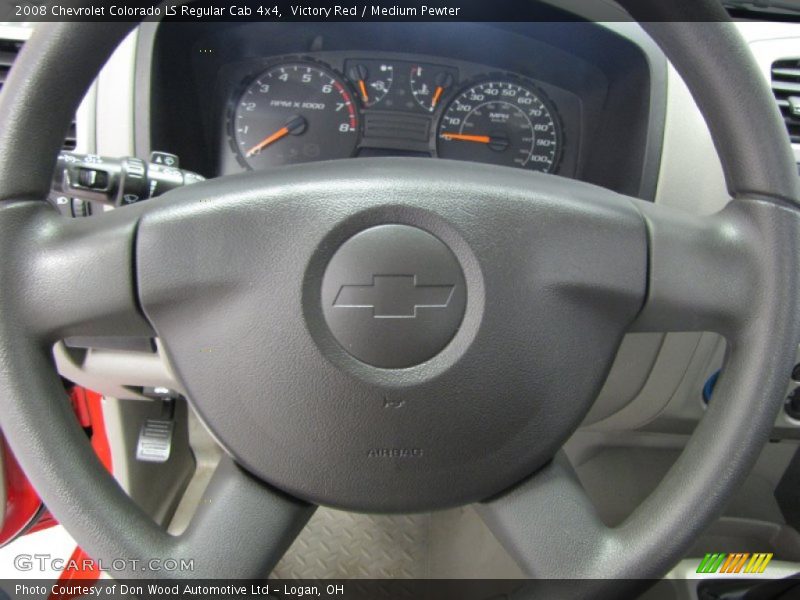 Victory Red / Medium Pewter 2008 Chevrolet Colorado LS Regular Cab 4x4