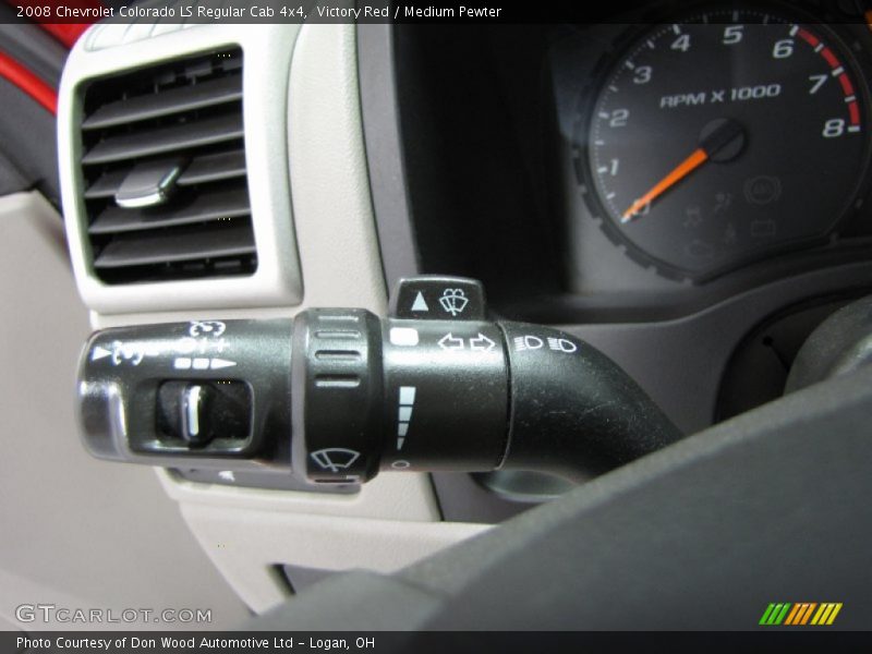 Victory Red / Medium Pewter 2008 Chevrolet Colorado LS Regular Cab 4x4