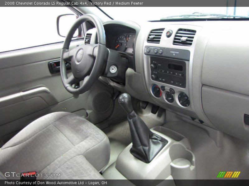 Victory Red / Medium Pewter 2008 Chevrolet Colorado LS Regular Cab 4x4
