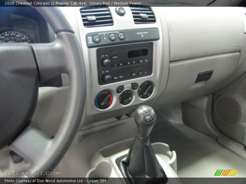 Victory Red / Medium Pewter 2008 Chevrolet Colorado LS Regular Cab 4x4