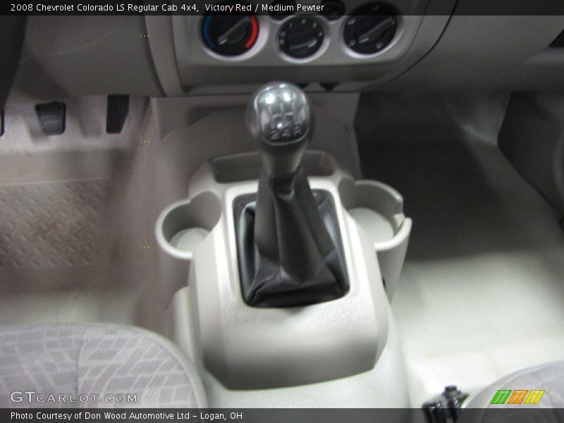 Victory Red / Medium Pewter 2008 Chevrolet Colorado LS Regular Cab 4x4