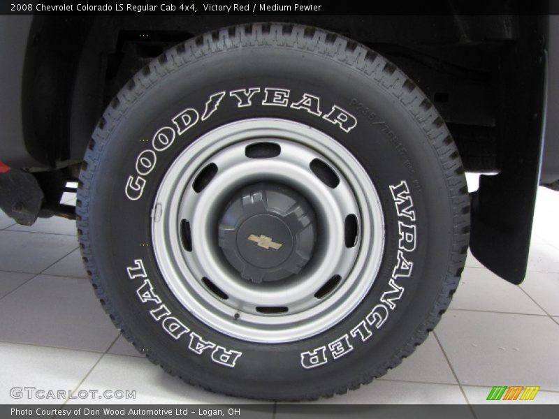 Victory Red / Medium Pewter 2008 Chevrolet Colorado LS Regular Cab 4x4