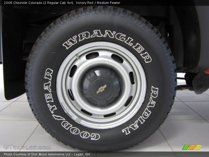 Victory Red / Medium Pewter 2008 Chevrolet Colorado LS Regular Cab 4x4