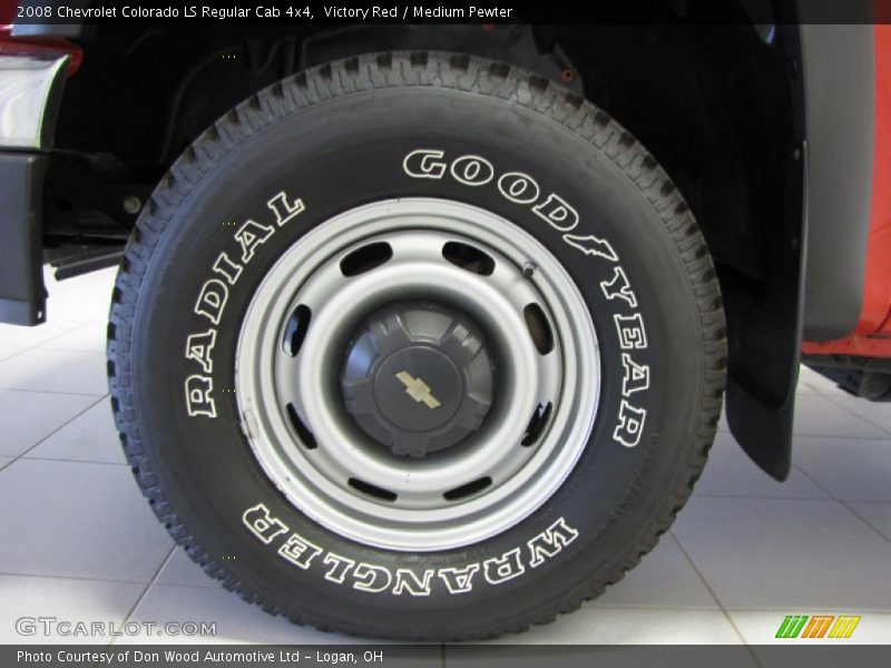 Victory Red / Medium Pewter 2008 Chevrolet Colorado LS Regular Cab 4x4