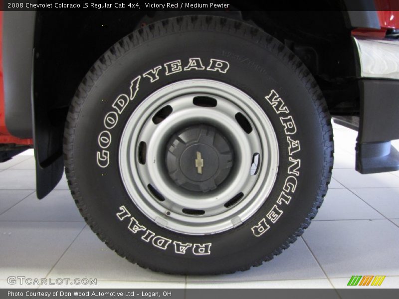Victory Red / Medium Pewter 2008 Chevrolet Colorado LS Regular Cab 4x4