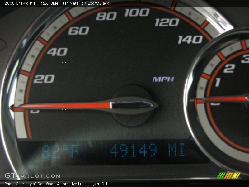 Blue Flash Metallic / Ebony Black 2008 Chevrolet HHR SS