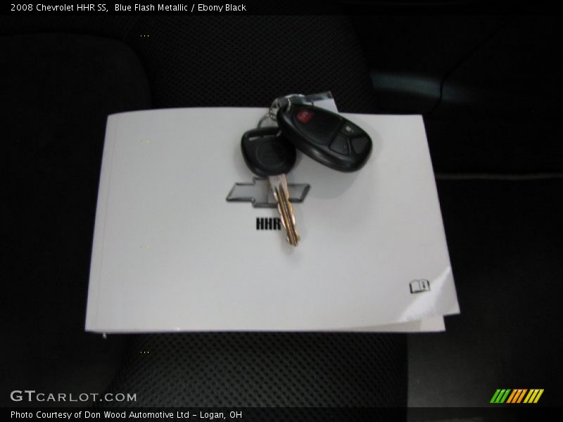 Blue Flash Metallic / Ebony Black 2008 Chevrolet HHR SS
