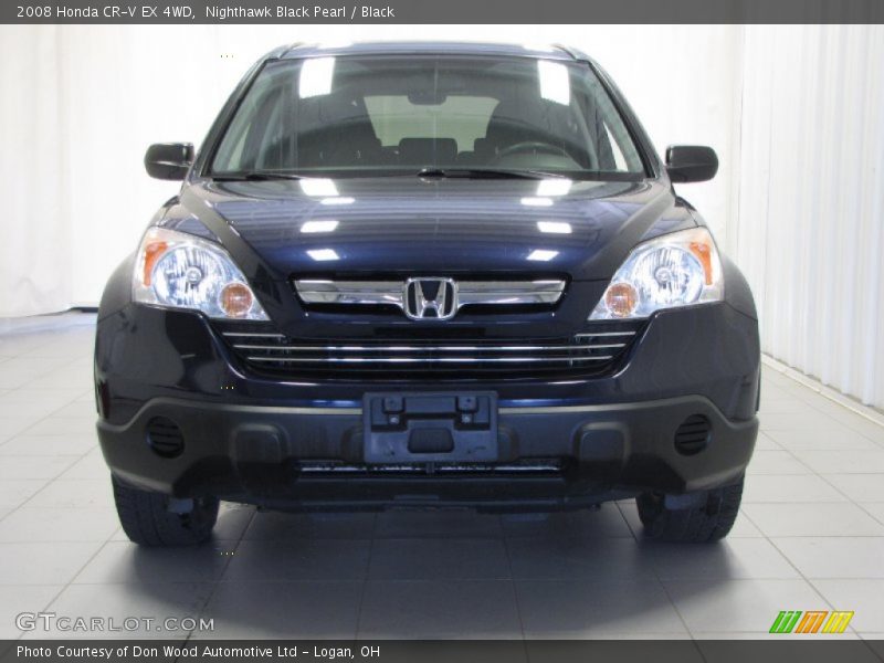 Nighthawk Black Pearl / Black 2008 Honda CR-V EX 4WD