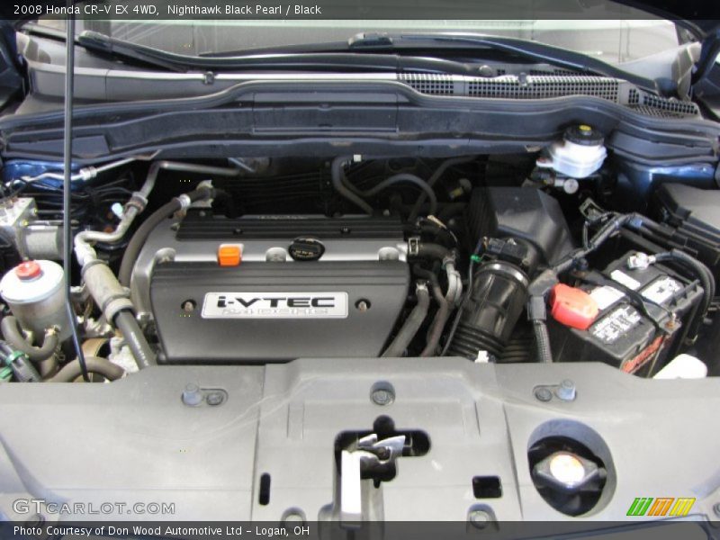 Nighthawk Black Pearl / Black 2008 Honda CR-V EX 4WD