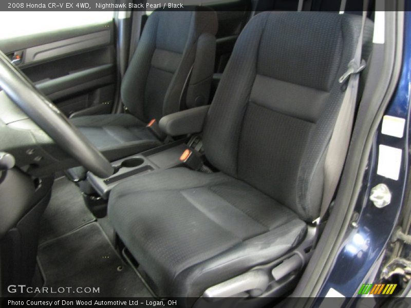 Nighthawk Black Pearl / Black 2008 Honda CR-V EX 4WD