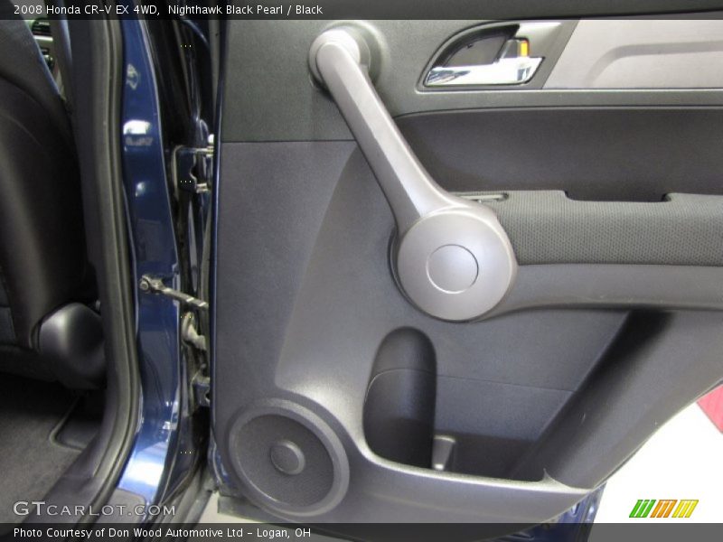 Nighthawk Black Pearl / Black 2008 Honda CR-V EX 4WD