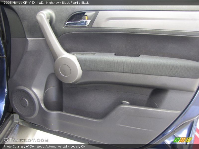Nighthawk Black Pearl / Black 2008 Honda CR-V EX 4WD