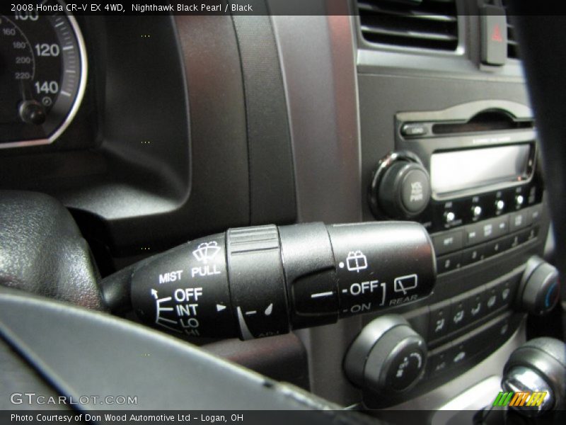 Nighthawk Black Pearl / Black 2008 Honda CR-V EX 4WD