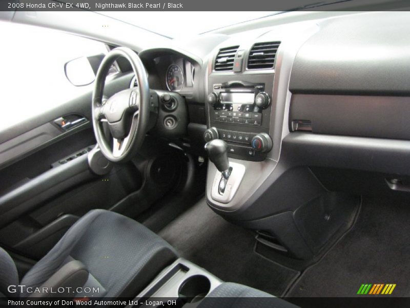Nighthawk Black Pearl / Black 2008 Honda CR-V EX 4WD